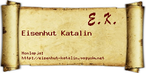 Eisenhut Katalin névjegykártya